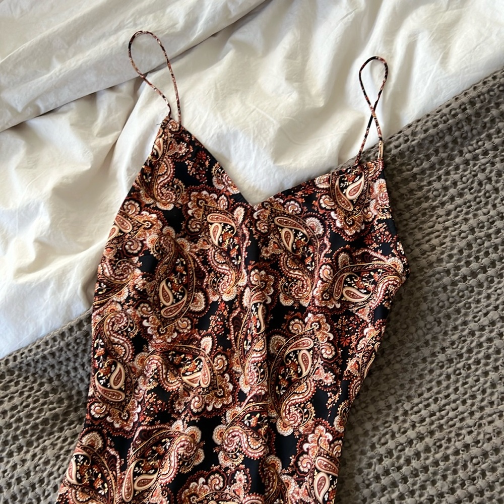 Niki Lotan paisley slip dress
